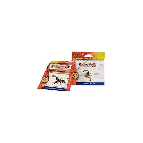 INSECTICIDA PARA EL CONTROL DE ALACRANES 10 GR MULTICOLOR EXTER PRO