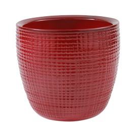 MACETA CERÁMICA CORTEZA ROJA 5.5 PULGADAS