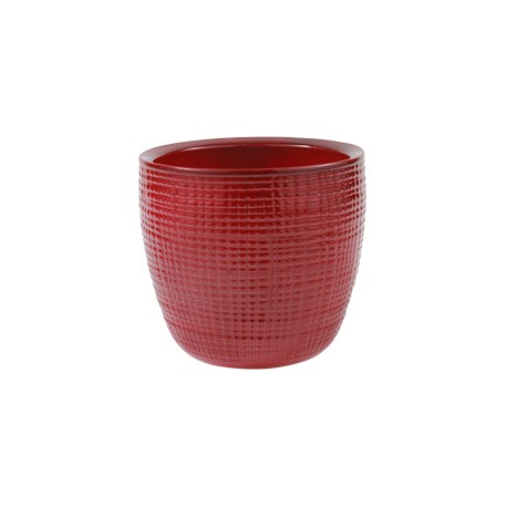 MACETA CERÁMICA CORTEZA ROJA 5.5 PULGADAS