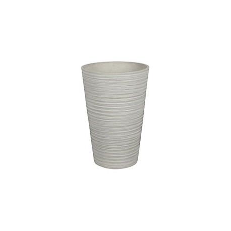 MACETA DE RESINA 31 X 46 CM BLANCA