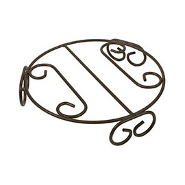 BASE PARA MACETA DE METAL 30 CM CHOCOLATE