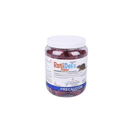 RODENTICIDA/CEBO ENVENENADO DE 1 KILOGRAMO ROJO RATIDEL-B
