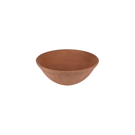 MACETA BOWL DE ARCILLA 13 PULGADAS NARANJA