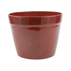 MACETA BUMBY ROJA 11.5"