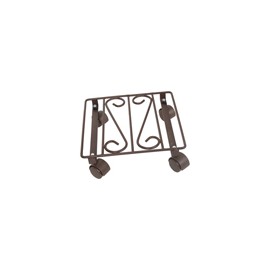 BASE MACETA CUADRO 27 CM MÓVIL ÓXIDO