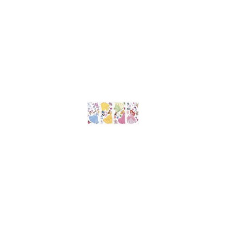 STICKERS PRINCESS 45.7X101.6 CM 36 PZAS DISNEY