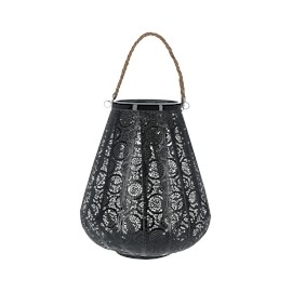 LINTERNA DECORATIVA GRANDE LUZ BLANCA LED