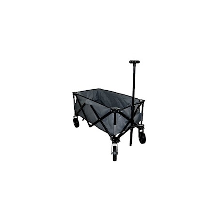 CARRITO PLEGABLE GRIS 44.95 X 30.98 X 80.01 CM POLIÉSTER