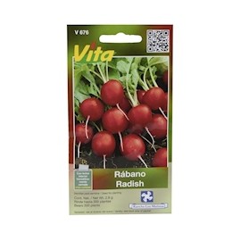 SEMILLAS DE RÁBANO 2.8 GR ROJO VITA