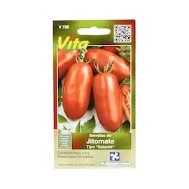 SEMILLAS DE JITOMATE TIPO SALADET DE 0.6 GR ROJO VITA