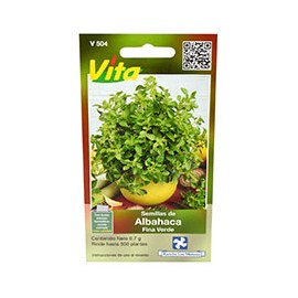SEMILLAS DE ALBAHACA FINA 0.7 GR VERDE VÍTA