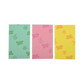 PAÑO SECATODO SCOTCH-BRITE 33 CM X 54 CM 3 PK MULTICOLOR 3M
