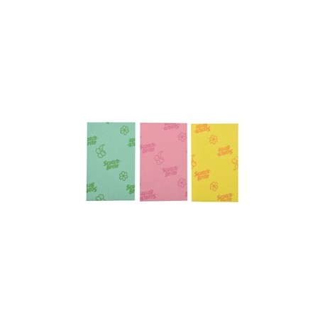 PAÑO SECATODO SCOTCH-BRITE 33 CM X 54 CM 3 PK MULTICOLOR 3M