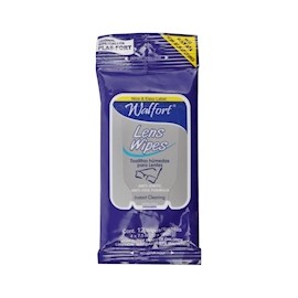 TOALLAS HÚMEDAS PARA LENTES CON 12 PIEZAS