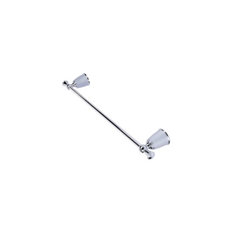 TOALLERO DE BARRA METAL PLATA