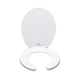 ASIENTO PARA BAÑO DE PLÁSTICO REDONDO BLANCO BEMIS