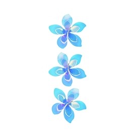 SET DE FIGURAS DECORATIVAS AZUL 12 PIEZAS