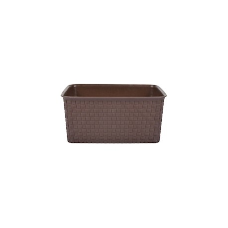 GAVETA CHICA 28 X 19 X 13 CM CHOCOLATE HOME & HOME