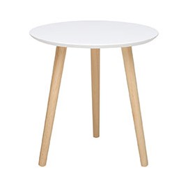 MESA LATERAL ANA GRANDE BLANCA 48 X 45 X 48 CM