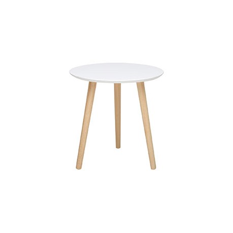 MESA LATERAL ANA GRANDE BLANCA 48 X 45 X 48 CM