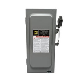 INTERRUPTOR DE SEGURIDAD 3 POLOS 60 AMPERES CLASE 3130 SQUARE D