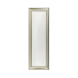 ESPEJO DE CUERPO COMPLETO RECTANGULAR MARCO DE POLIESTIRENO PLATA 49 X 133 CM