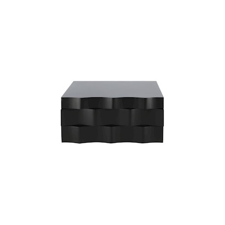 ESPEJO JOYERO DE MDF 12 X 24 X 16.5 CM NEGRO