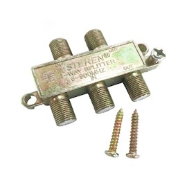 DIVISOR DE 4 SALIDAS PLATA