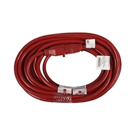 EXTENSIÓN ELÉCTRICA PARA INTERIORES Y EXTERIORES DE 7.62 M ROJO HDX