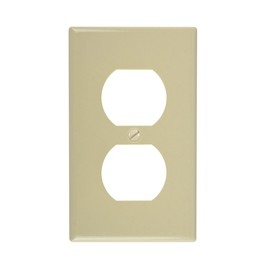 PLACA DE CONTACTO DUPLEX MARFIL