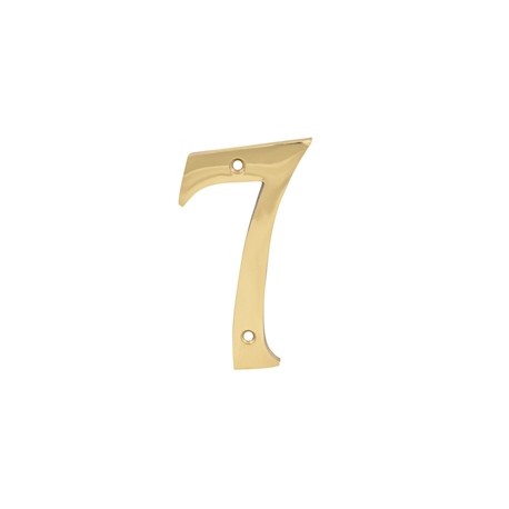 NÚMERO "7" DORADO DE 10.1 CM