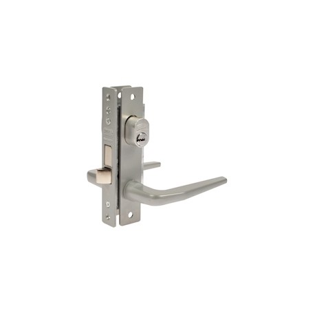 CERRADURA PARA PERFILES DE ALUMINIO 15 X 10 X 6 CM ACERO GRIS MATE