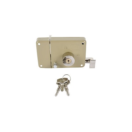 CERRADURA SOBREPONER 720 IZQUIERDA BEIGE