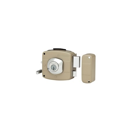 CERRADURA SOBREPONER DERECHA BEIGE