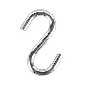 GANCHO TIPO "S" DE 1/4 DE PULGADA PLATA