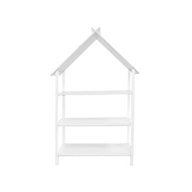 MUEBLE ORGANIZADOR DE AGLOMERADO DE MADERA 80.6 X 20 X 120 CM BLANCO