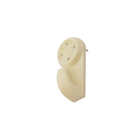 COLGADOR PARA CUADROS DE 1 PULGADA HUESO 50 PIEZAS