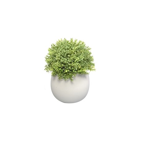 PLANTA DECORATIVA ARTIFICIAL BLANCO 17 X 13.5 CM