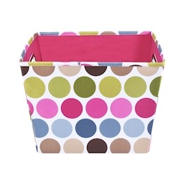 GAVETA CIRCULOS DE COLORES 27 X35 X 27 CM MULTICOLOR HOME & HOME