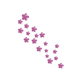 FLORES 3D ROSA FUERTE 18 PIEZAS BETTER PLACE