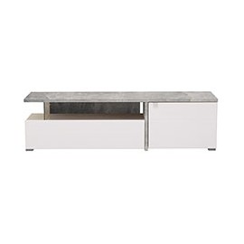 MESA DE TV GLORIA GRIS 160.5 X 44.5 X 40 CM