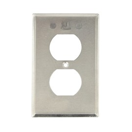 TAPA RECTANGULAR PARA CONTACTO DUPLEX DE 11.6 X 7.1 CM