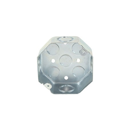 CAJA GALVANIZADA OCTAGONAL DE 4 PULGADAS (9.2 CM)