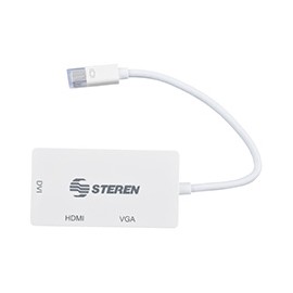 ADAPTADOR 3 EN 1 DE MINI DISPLAY BLANCO