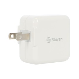 CARGADOR USB 3.0 TURBO BLANCO STEREN