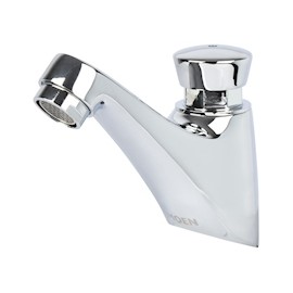 LLAVE PARA BAÑO DE BOTÓN 15 X 9 X 4.5 CM CROMO